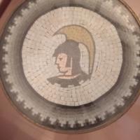 tavolino vintage mosaico e vetro