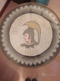 tavolino vintage mosaico e vetro