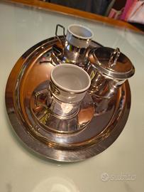 Set Caffè Tête-à-tête Argentato - Arca / Tognana /
