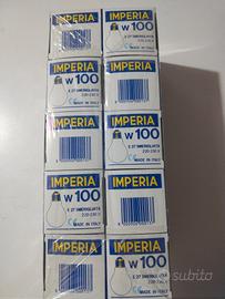 Lotto 10 lampadine standard 100W E27  smerigliate