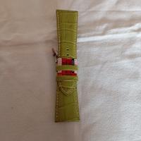 cinturino per orologio pelle verde 30mm