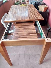 TAVOLO ALLUNGABILE IN LEGNO