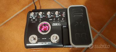 Pedaliera multieffetto per chitarra Zoom G2.1u