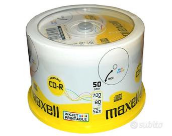 campana 50 CD sigillata 13euro bianchi stampabili