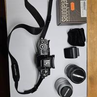 Olympus OM-D con accessori