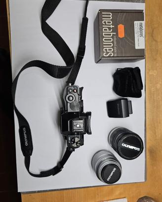 Olympus OM-D con accessori