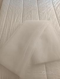 Scampoli stoffe chiffon bianco e altri