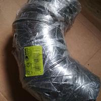 Gomito Canna Fumaria 120 nero pesante