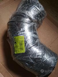 Gomito Canna Fumaria 120 nero pesante