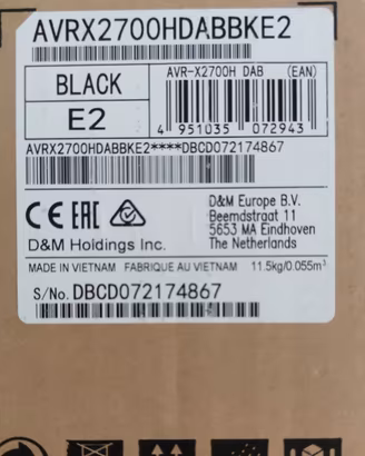 Denon AVR-X2700H DAB – 8K / Atmos – Radio Digitale