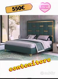 letto contenitore matrimoniale 