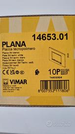 placca 3M bianco vimar plana