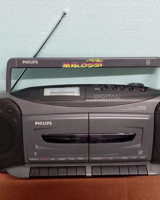 Philips AW 7304 Stereo Radio Cassette Recorder
