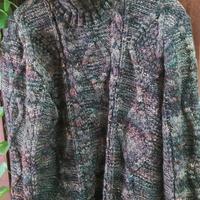 maglia collo alto pura lana