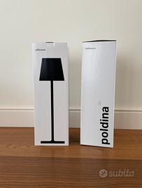 Lampada da tavolo Poldina Pro Zafferano Nera