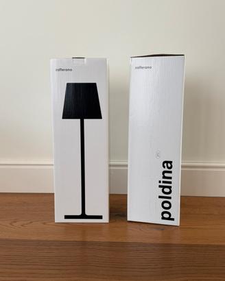 Lampada da tavolo Poldina Pro Zafferano Nera