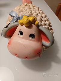 Salvadanaio Pecora molto decorativo come nuovo