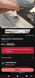 Apple pencil 1 versione 