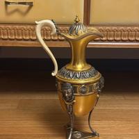 Vaso / Anfora in Argento 800 Silvart Placcata Oro