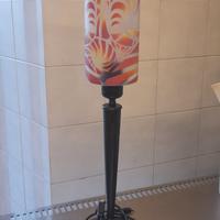 lampada in vetro colorato 