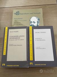 Georg Simmel e Max Weber 3 libri