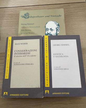 Georg Simmel e Max Weber 3 libri