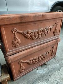 vasi terracotta festonati 