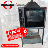 FORNO VENTILATO A GAS convenzione umidità TECNOEKA