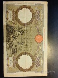 Banconota 100 Lire Capranesi 1937 Azzolini Urbini