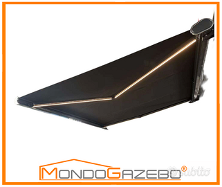 Tende a braccia motorizzate led sensore alluminio