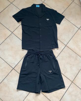 Completo prada camicia+pantaloncini