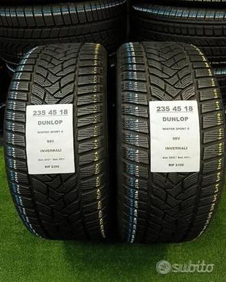 2 gomme 235 45 18 DUNLOP INV RIF2350