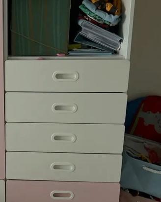 Armadi  bambini ikea SMÅSTAD / PLATSA
