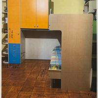 Camera completa, letto a castello con ponte.