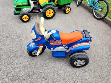 Moto Elettrica Peg Perego Raider Police (NO BATT)