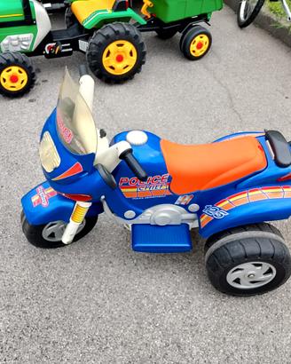 Moto Elettrica Peg Perego Raider Police (NO BATT)