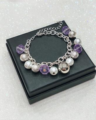 Bracciale Acciaio Inox con Ciondoli 