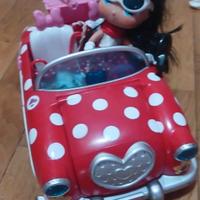 Macchinina Minnie con bambola ed accessori