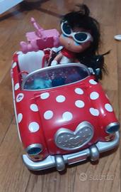 Macchinina Minnie con bambola ed accessori