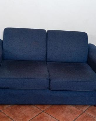 Divano blu 2 posti