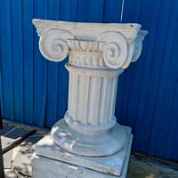 Colonne romane cemento e polvere di marmo
