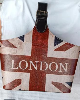 Portariviste London in ecopelle 
