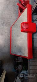 Specchio Vintage METALPLASTICA LUCCA Rosso - PERFE