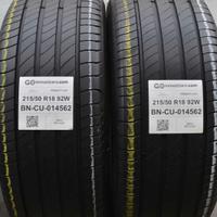 2 pneumatici michelin 215/50 r18 92w ao cu14562