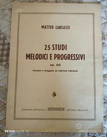 Carcassi: 25 studi progressivi per chitarra.