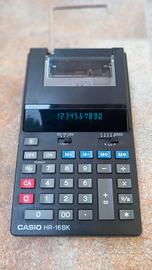 Calcolatrice Scrivente Vintage Casio HR-16BK 