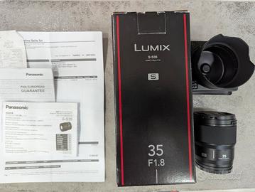 📸 Panasonic Lumix S 35mm f/1.8 – PARI AL NUOVO! 