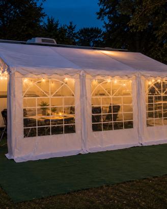 Veranda Pergola 3x6 camper e roulotte pvc completa