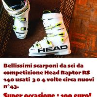 Scarponi da sci da gara