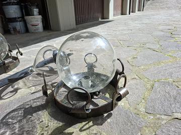 Lampadari in ferro battuto